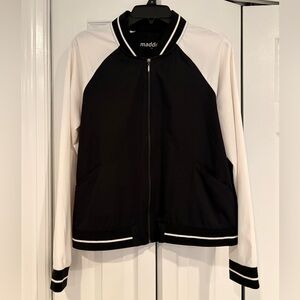 Madden Black and White Bomber Jacket